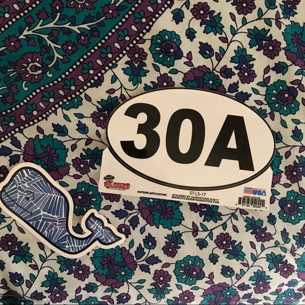 Vineyard Vine and Seaside sticker